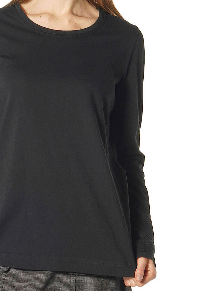 LONG SLEEVE ESSENTIAL T-SHIRT *BRONZE* (Shown in BLACK)