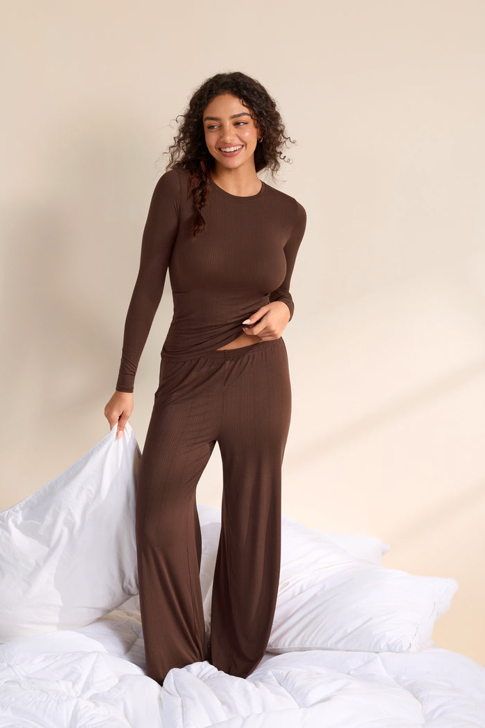 Long Sleeves Lounge Shirt & Pant 2 Set