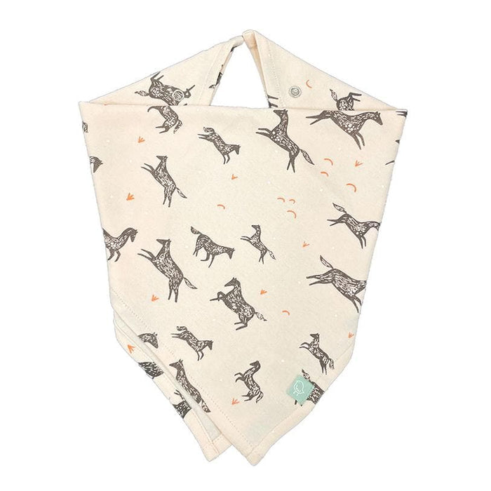 Baby lovie bib | wild horses Finn + Emma