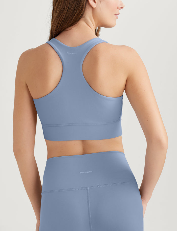 Low Impact Racerback Sports Bra (2-pack)::Rain Washed/Lime