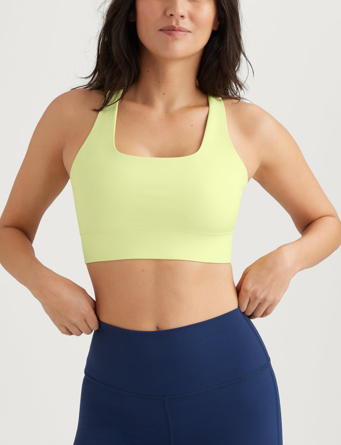 Low Impact Racerback Sports Bra (2-pack)::Rain Washed/Lime