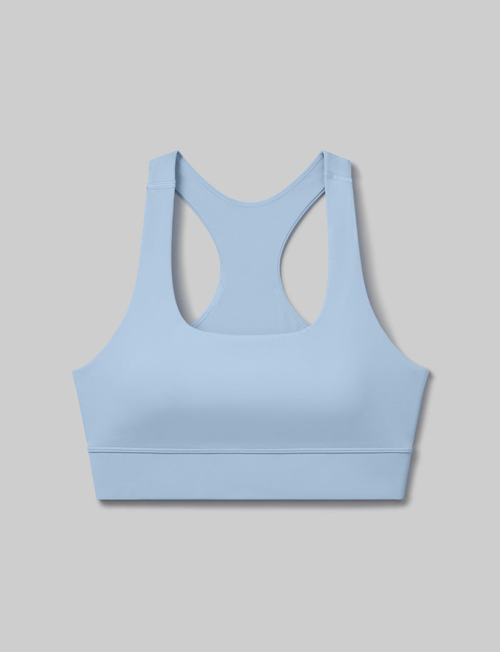 Low Impact Racerback Sports Bra::Cerulean::Swatch