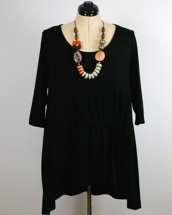 Luge Tunic Black - G!OZE