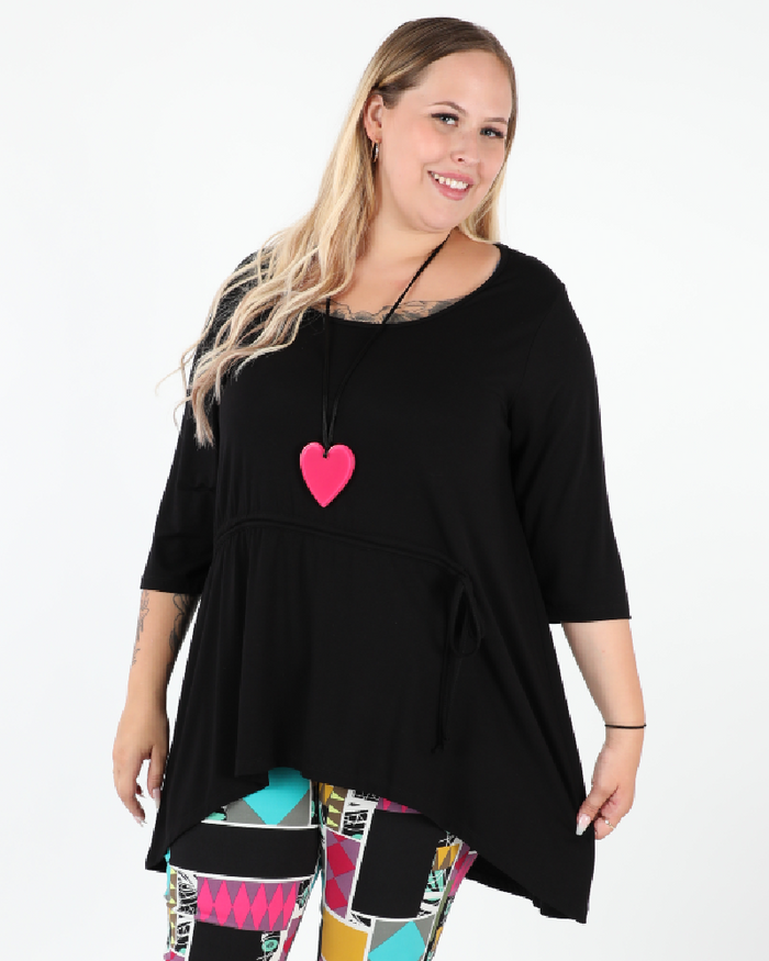 Luge Tunic Black - G!OZE