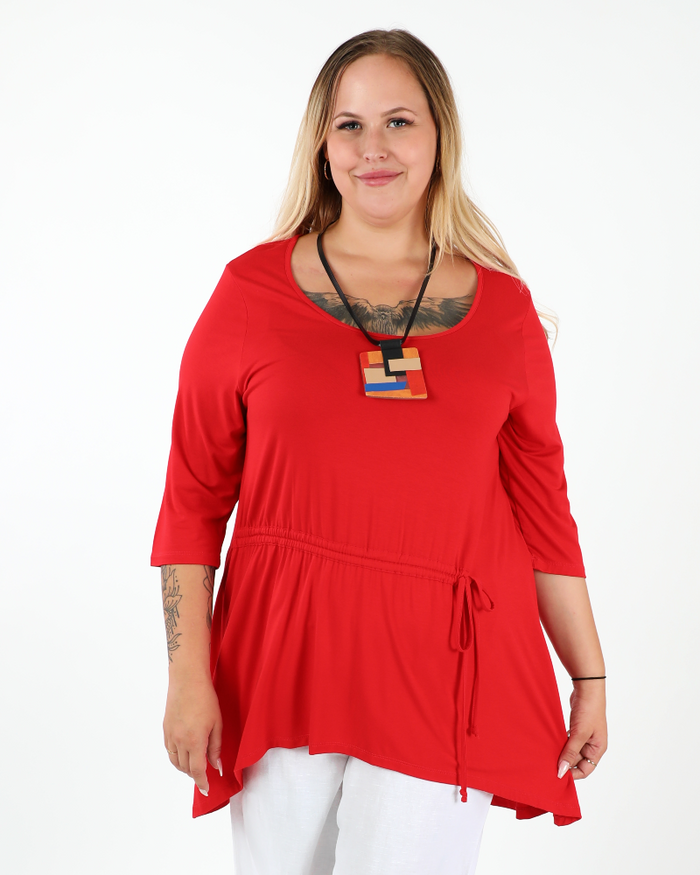Luge Tunic Red - G!OZE