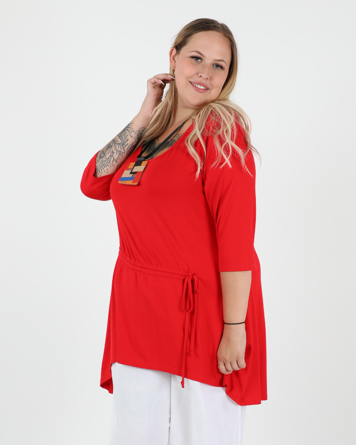 Luge Tunic Red - G!OZE