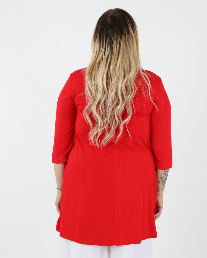 Luge Tunic Red - G!OZE