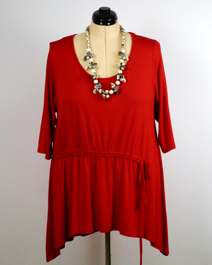 Luge Tunic Red - G!OZE