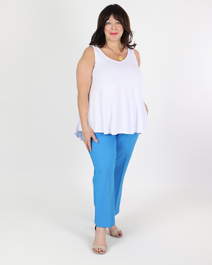 Lux Twill Cropped Pants - Joseph Ribkoff
