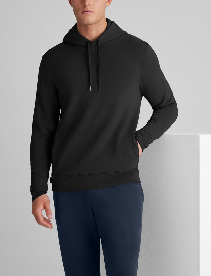Luxe Traveler Hoodie & Short Set::Black