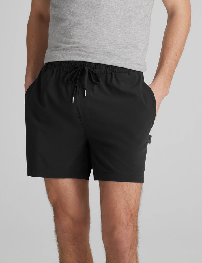 Luxe Traveler Hoodie & Short Set::Black