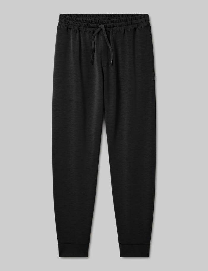 Luxe Traveler Knit Jogger::Black::Swatch