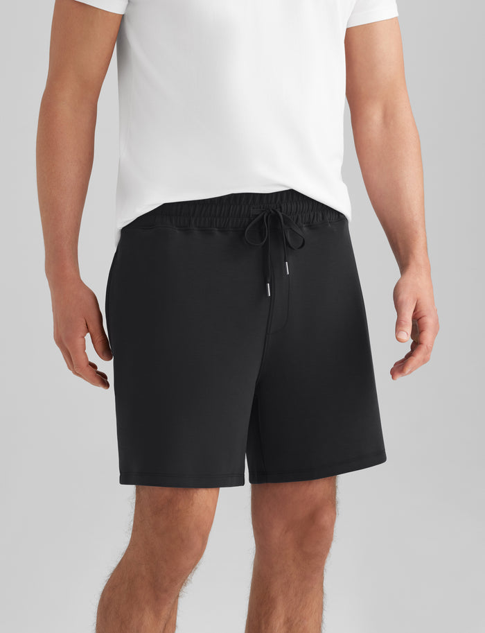 Luxe Traveler Knit Short::Black