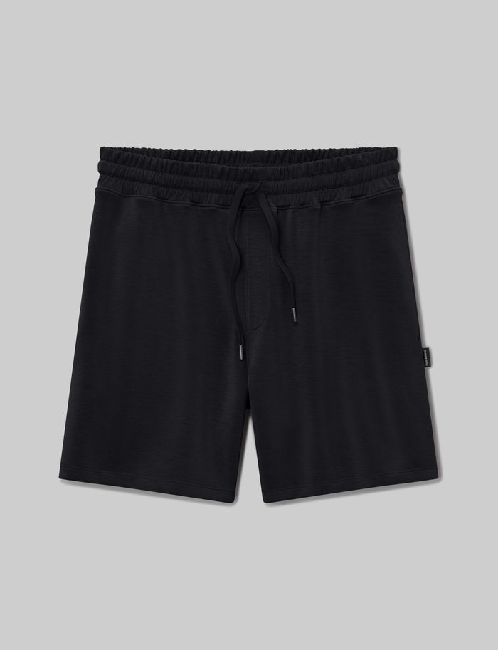 Luxe Traveler Knit Short::Black::Swatch