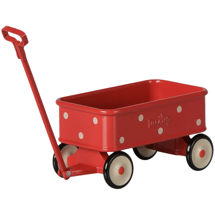 Maileg - Wagon, Mouse - Red