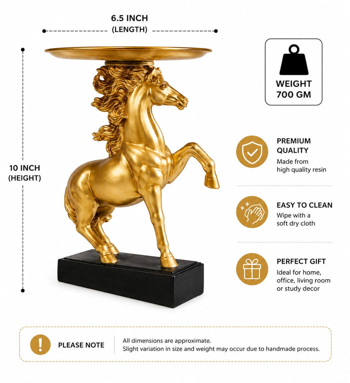 Majestic Horse with Plate – VIIVAZ - ANS Billons