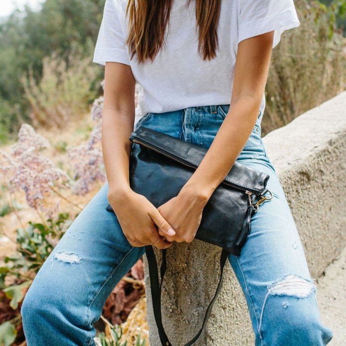 Makeda Leather Crossbody Bag