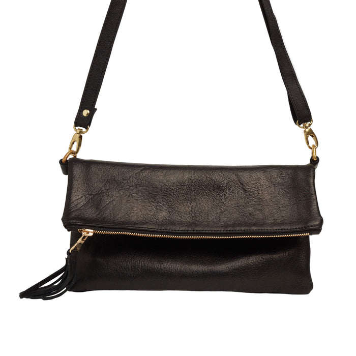 Makeda Leather Crossbody Bag