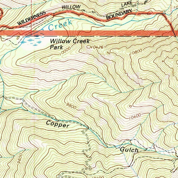 Map of Crestone, Colorado by USGS, 2001 – Great Sand Dunes National Park & Sangre de Cristo Mountains