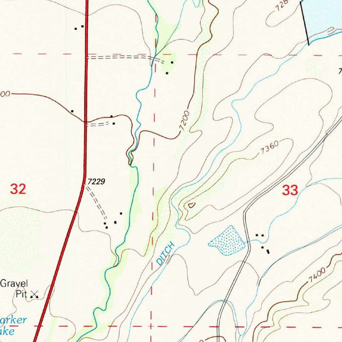 Map of Cuchara, Colorado by USGS, 1994 – Spanish Peaks, La Veta Pass & San Isabel National Forest