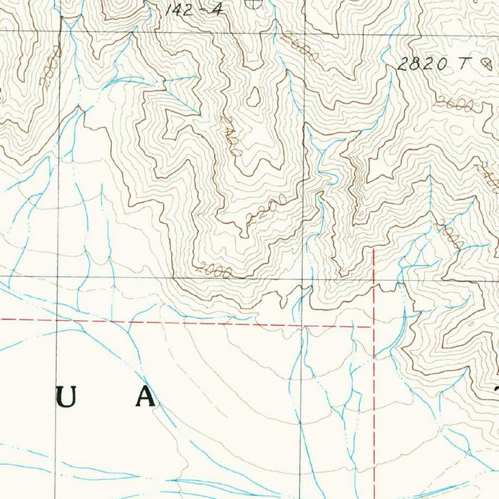 Map of Joshua Tree National Park, California by USGS, 1986 – Pinto Mountain & Pinto Basin