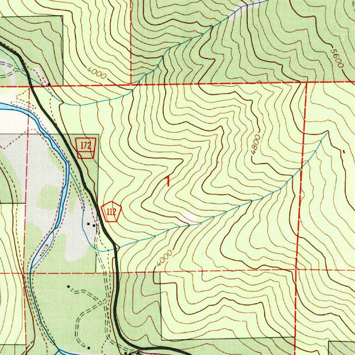 Map of Taylorsville, California by USGS, 1994 – Indian Creek & Plumas National Forest