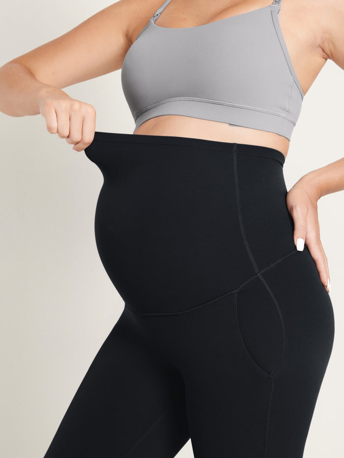 Maternity Flare Leggings with Pockets 31"