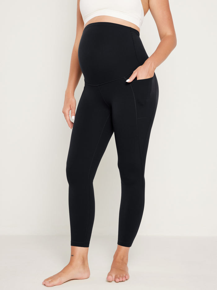 Maternity Leggings with Pockets 25"