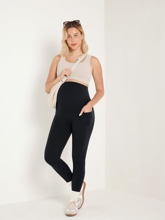 Maternity Leggings with Pockets 25"