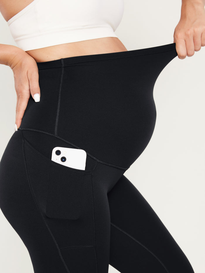 Maternity Leggings with Pockets 25"