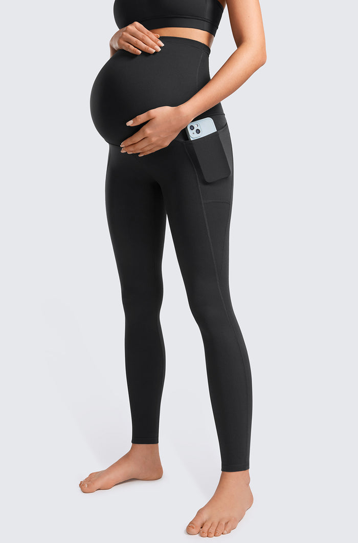 Maternity Leggings with Pockets 28"