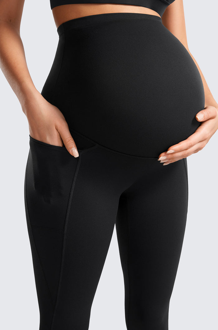 Maternity Leggings with Pockets 28"