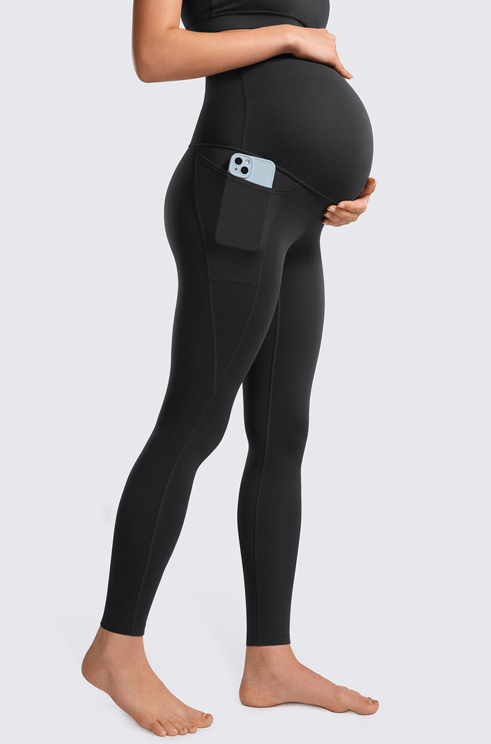 Maternity Leggings with Pockets 28"