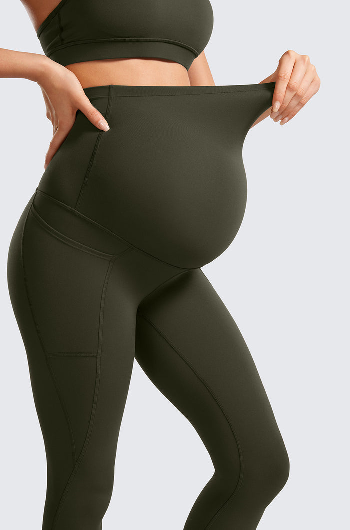Maternity Leggings with Pockets 28"