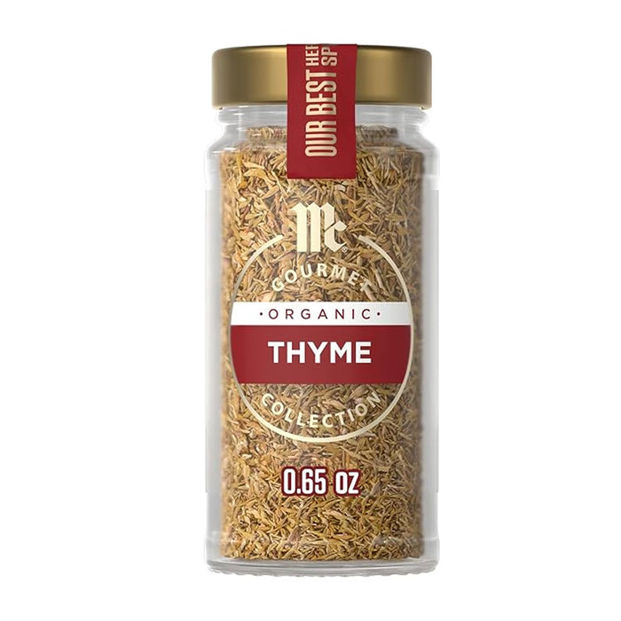McCormick Gourmet Organic Thyme - 0.65 oz - 36 Pack