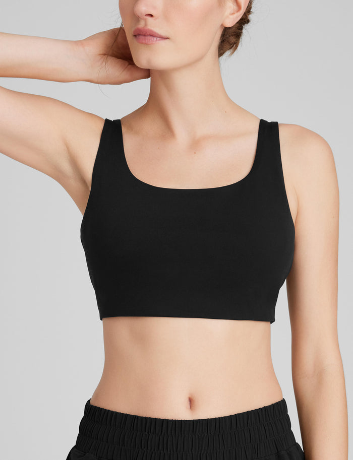 OLD::Medium Impact Adjustable Sports Bra::Black