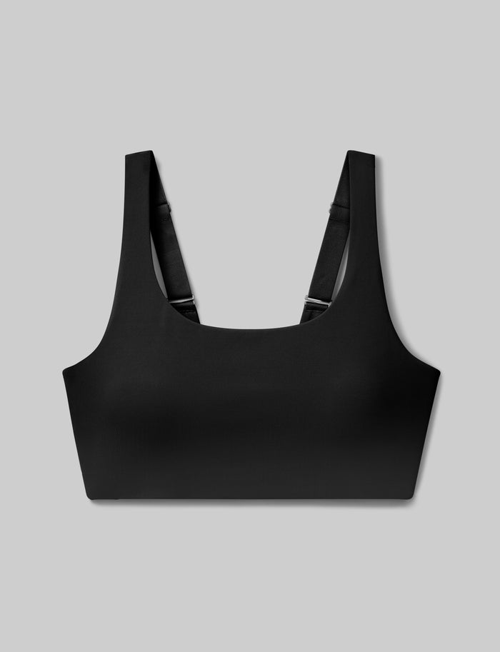 OLD::Medium Impact Adjustable Sports Bra::Black::Swatch