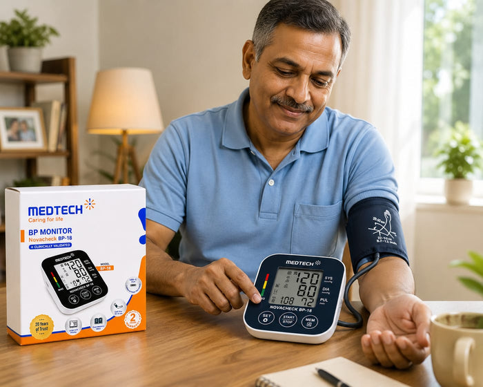 Medtech BP-18 Digital Blood Pressure Monitor – Type-C ...