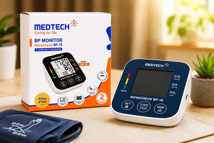 Medtech BP-18 Digital Blood Pressure Monitor – Type-C ...
