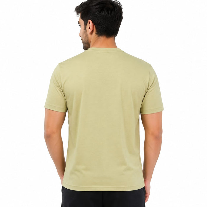 MENOLOGY Men's Round Neck Half Sleeve Graphic T-Shirt | HOLISTIC Collection | Imported Canvas Fabric | Regular Fit - ANS Billion