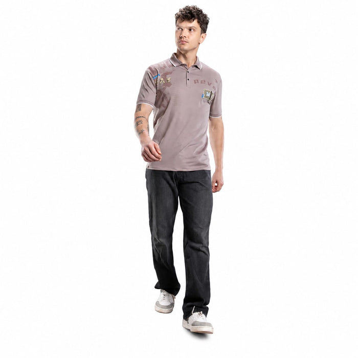 Men's Printed Polo T-Shirt | Fancy Collar Half Sleeve | Imported Tencel Lycra Fabric | Regular Fit | Casual Wear