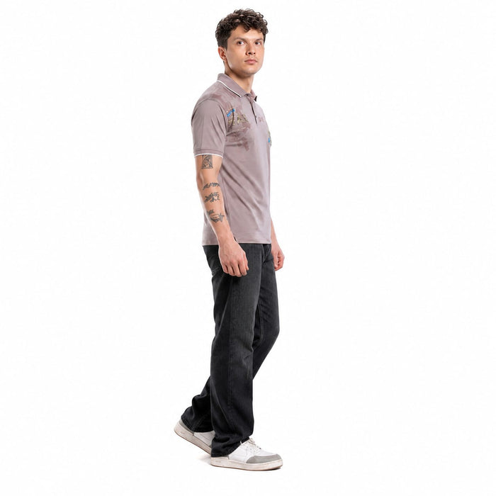 Men's Printed Polo T-Shirt | Fancy Collar Half Sleeve | Imported Tencel Lycra Fabric | Regular Fit | Casual Wear