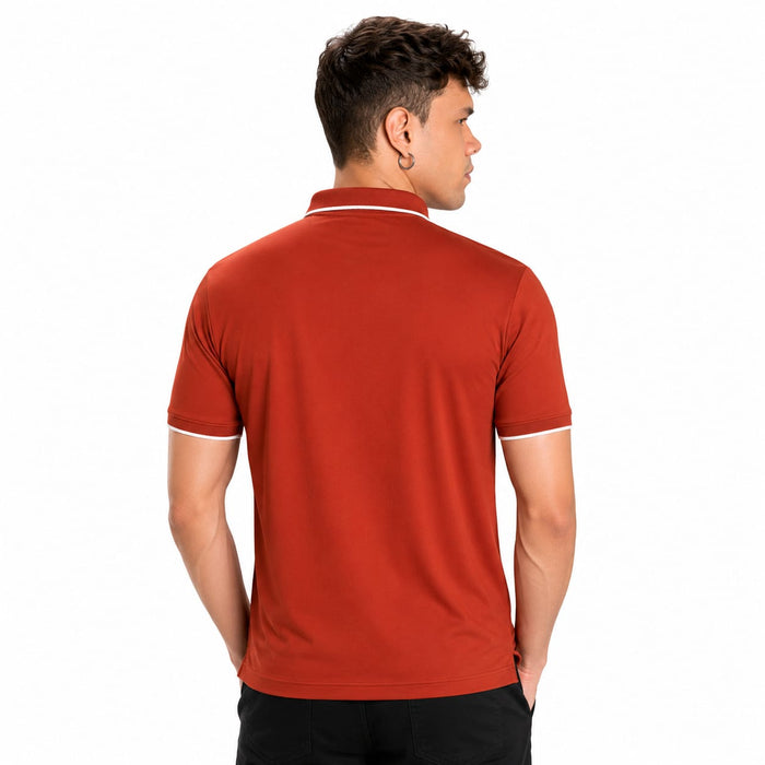 Men's Printed Polo T-Shirt | Fancy Collar Half Sleeve | Imported Tencel Lycra Fabric | Soft Stretch Casual Wear - ANS Billion