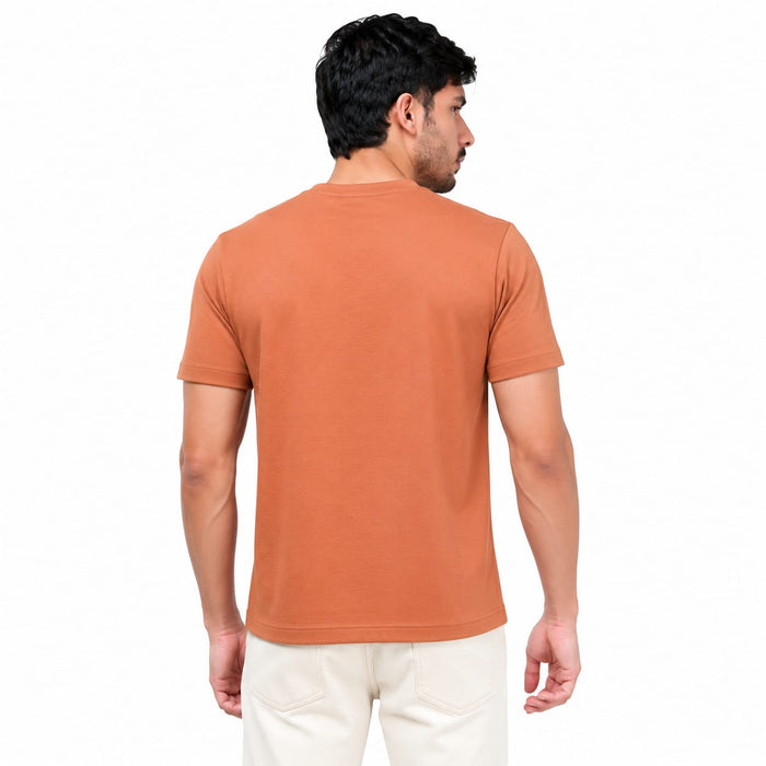 Men's Printed T-Shirt Rust