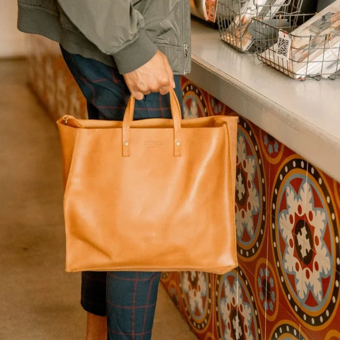 Merkato Shopper Leather Tote