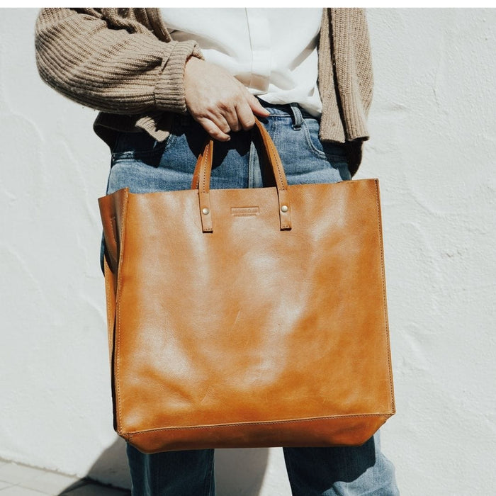 Merkato Shopper Leather Tote