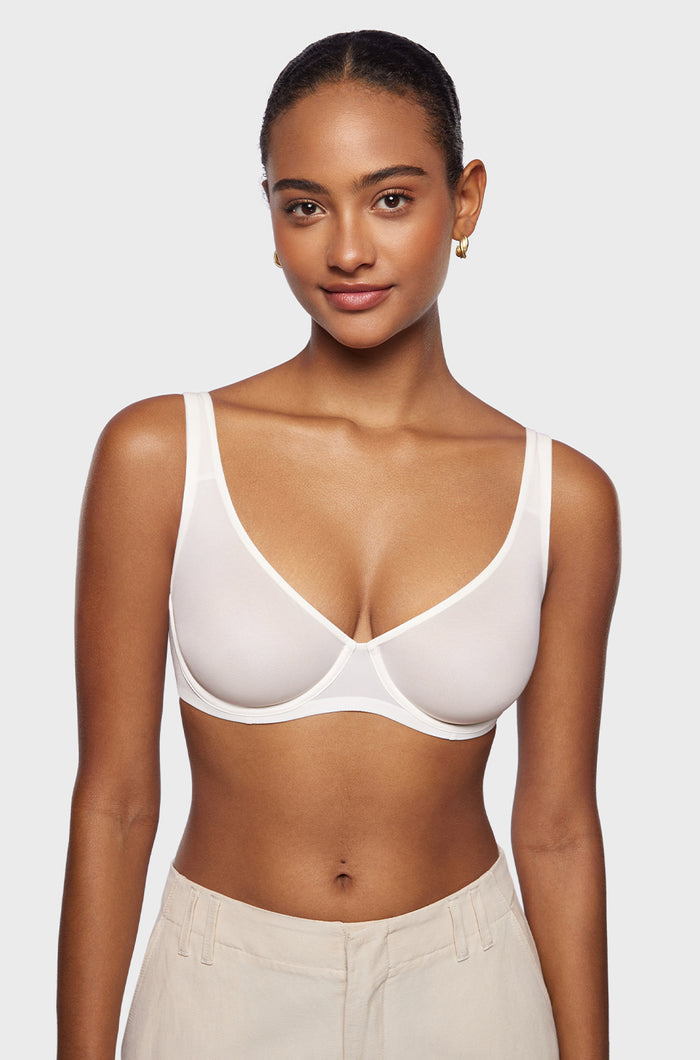 Mesh Balconette Bra