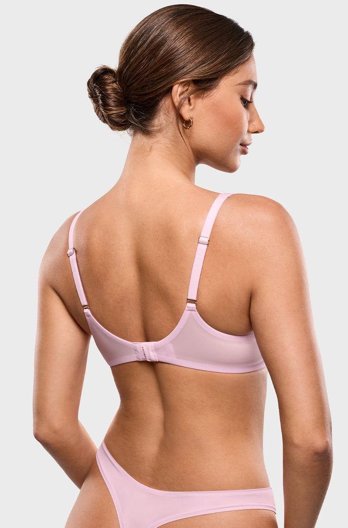 Mesh Balconette Bra