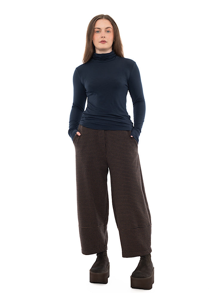 MICRO-CHECK RIMA JQ TROUSER