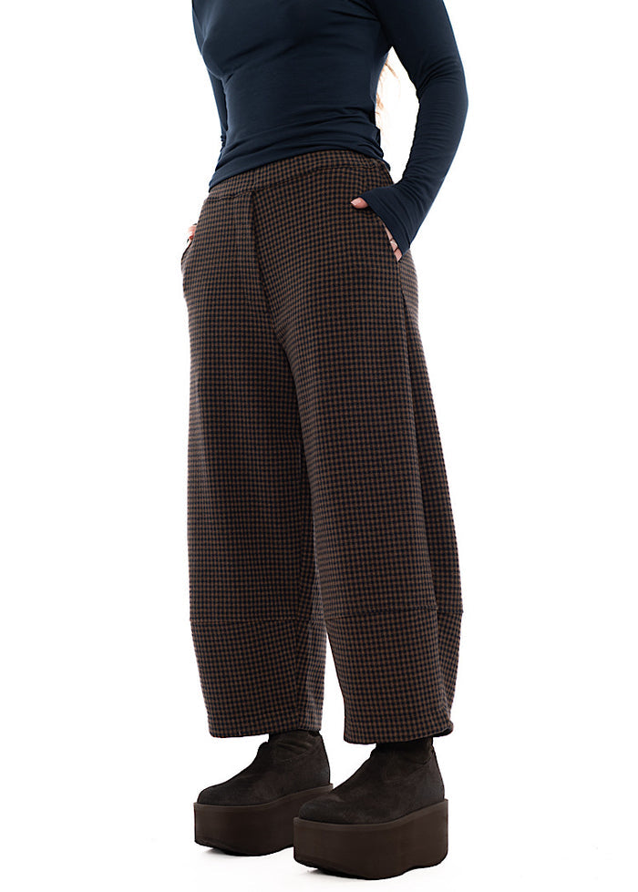 MICRO-CHECK RIMA JQ TROUSER